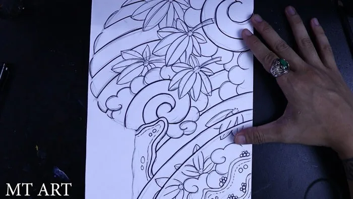 MT ART - Hướng dẫn vẽ hình xăm nhật cổ dành cho anh em mới học