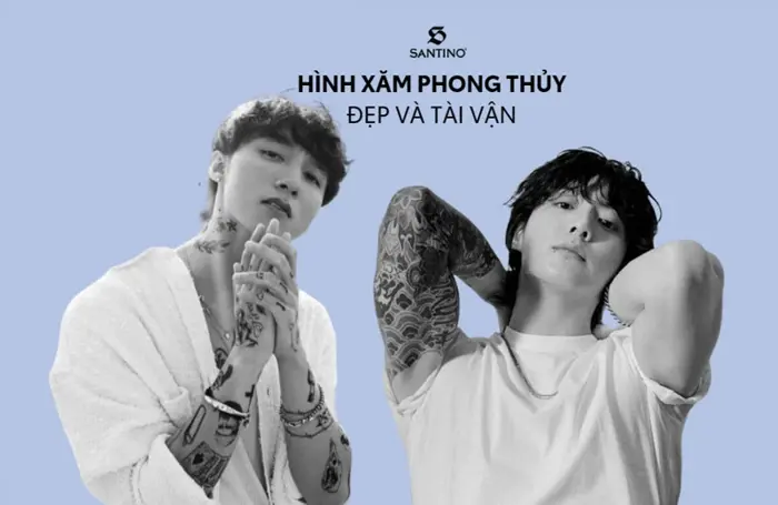 Những hình xăm phong thủy cho nam và ý nghĩa theo mệnh tuổi | Santino