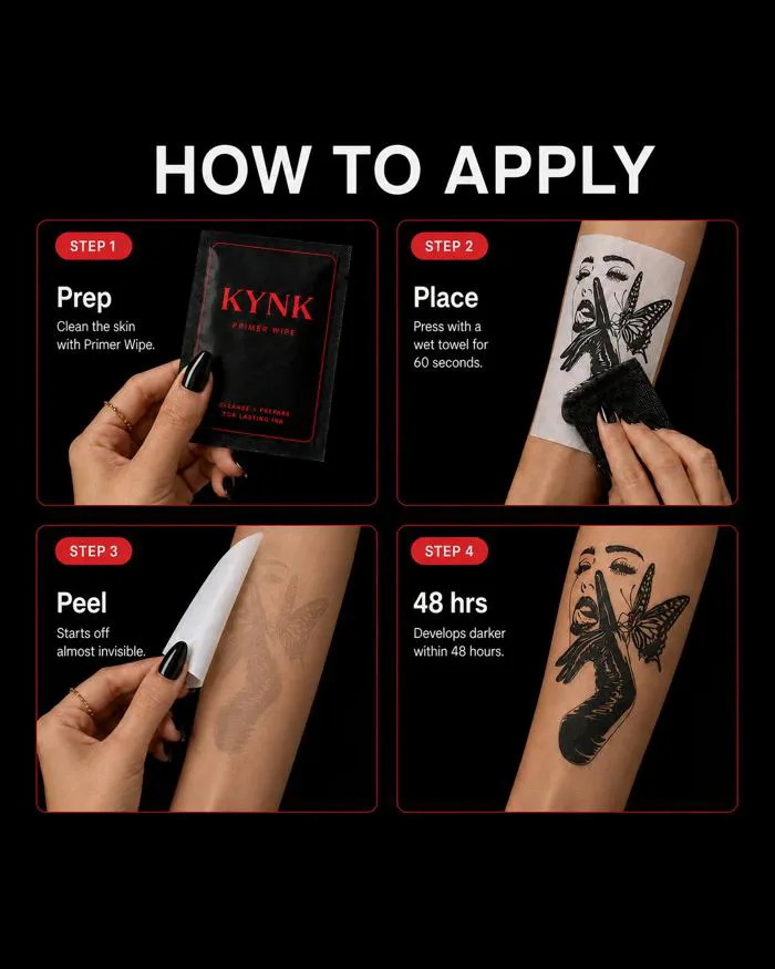 Bad Girl Semi-Permanent Tattoo | KYNK