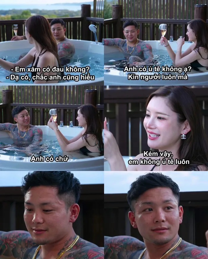 Bad girl show hẹn hò hot điên đảo: Mặt như búp bê, lưng xăm kín không một  lần ủ tê