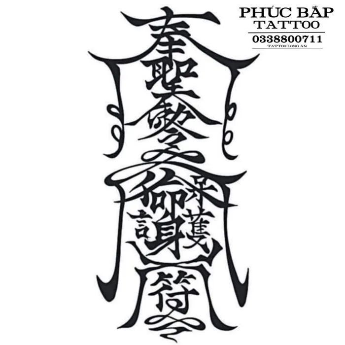 Hình xăm bùa may mắn | 呪符, 水墨画 龍, おまじない 恋愛