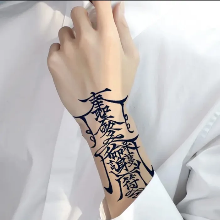 Hình Xăm Tạm Thời 15 Ngày May Mắn Bình An FUNTATTOO Chống Nước Chống Cọ Xát  [KB-5-18]