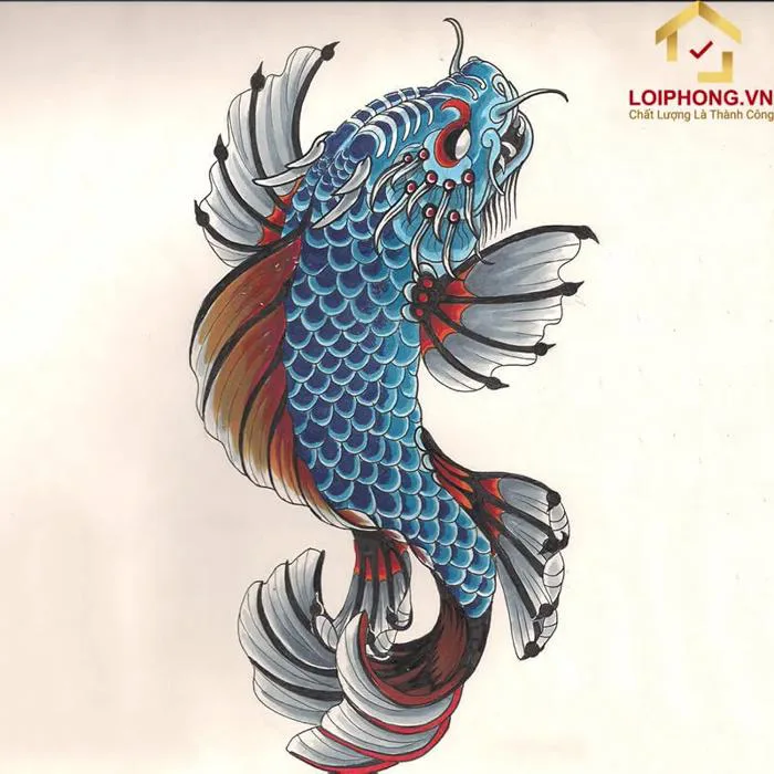 Cá chép hoá rồng và ý nghĩa trong phong thuỷ