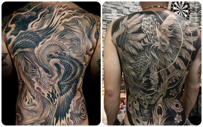 Khám phá ý nghĩa hình xăm phượng hoàng - Mini Tattoo