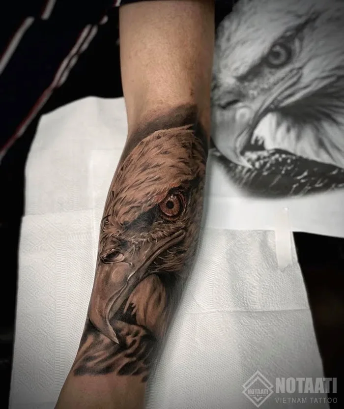 Bật Mí Ý Nghĩa Hình Xăm Đại Bàng – Notaati Tattoo - Notaati Tattoo