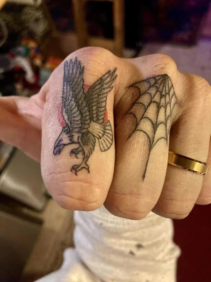 Chim đại bàng và mạng nhện của John Guzman tại tiệm xăm Black Wolf ở  Clayton, GA : r/tattoos