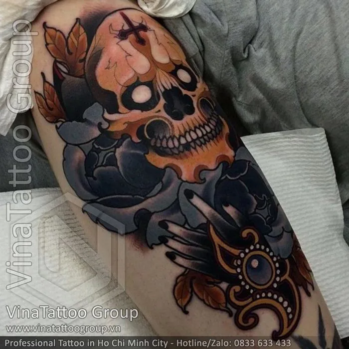 Hình xăm đầu lâu, sọ đầu - VinaTattoo Group
