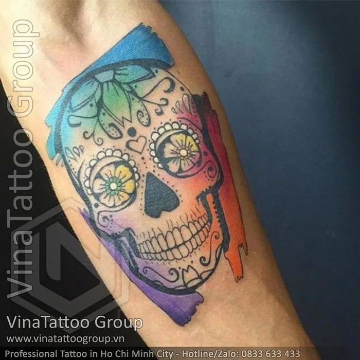 Hình xăm đầu lâu, sọ đầu - VinaTattoo Group