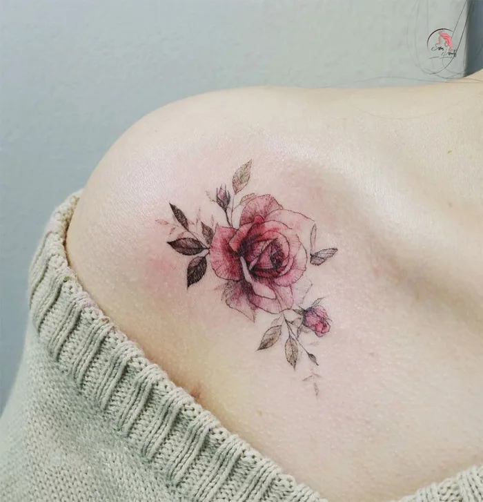 100 hình xăm hoa hồng đẹp và ý nghĩa nhất cho cả nam & nữ | Yody