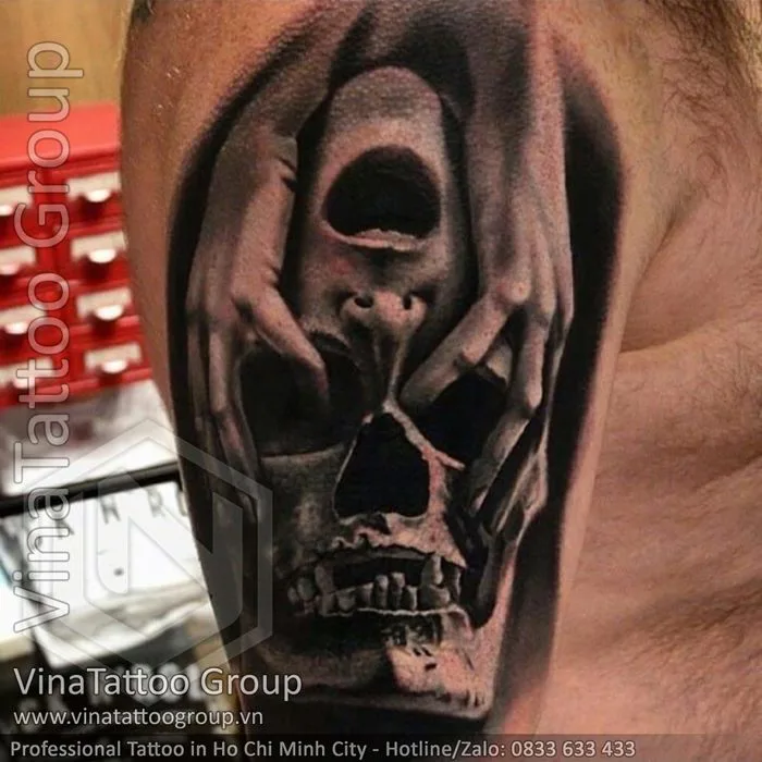Hình xăm đầu lâu, sọ đầu - VinaTattoo Group