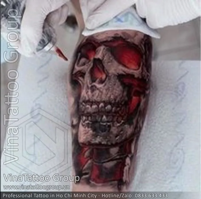 Hình xăm đầu lâu, sọ đầu - VinaTattoo Group