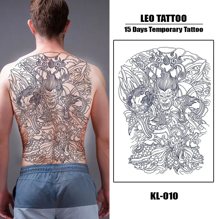 Hình Xăm Dán Đầu Lâu, Bộ Xương Full Lưng Cực Ngầu – Tattoo Dán 15 Ngày –  35x48cm | Shopee Việt Nam
