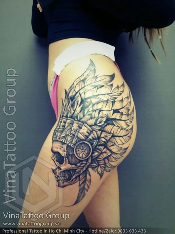 Hình xăm đẹp ở bên hông, bên eo - VinaTattoo Group