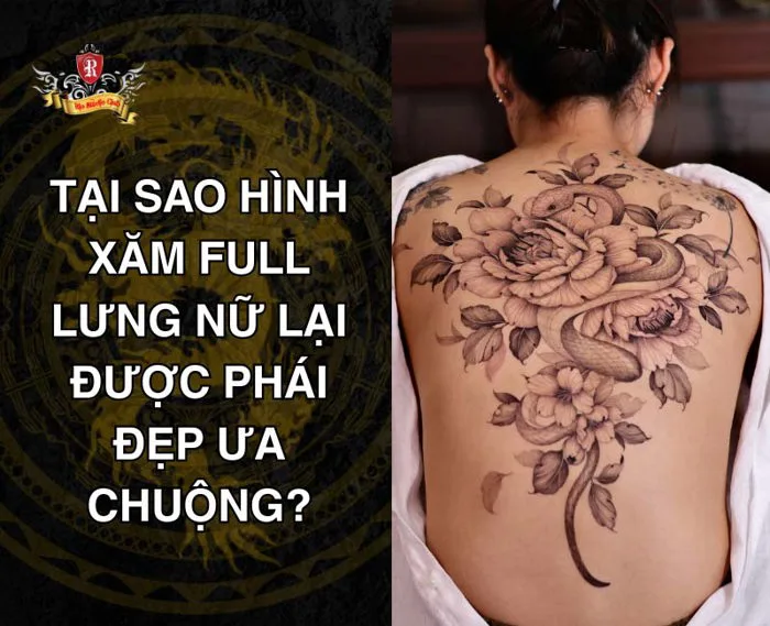 600+ Hình Xăm Full Lưng Nữ - Tôn Vinh Vẻ Đẹp Và Cá Tính