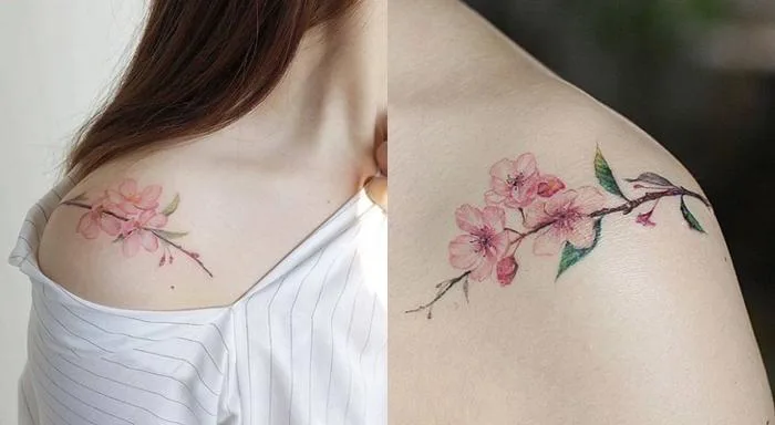 Hình xăm hoa anh đào và những vị trí xăm đẹp nhất trên cơ thể