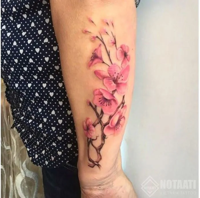 Ý Nghĩa Hình Xăm Hoa Đào Không Phải Ai Cũng Biết