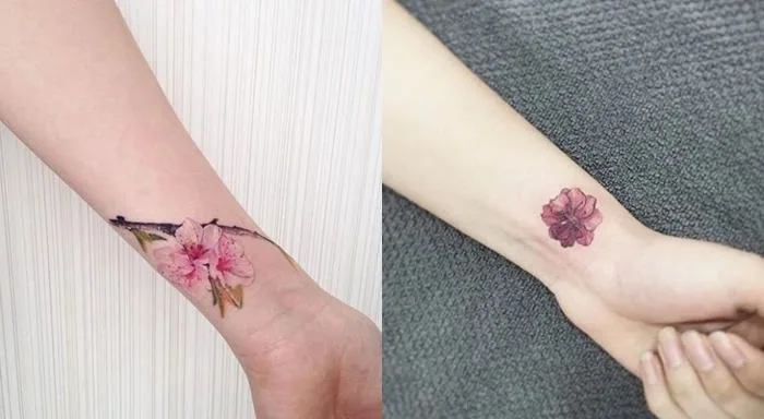 Hình xăm hoa anh đào và những vị trí xăm đẹp nhất trên cơ thể