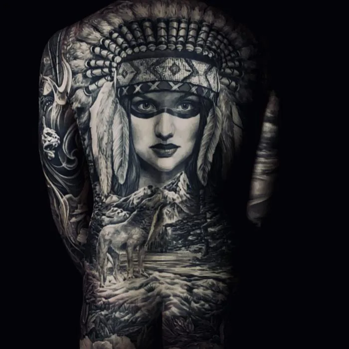 Hình xăm tả thực châu âu - Tattoo Shop - Lâm Việt