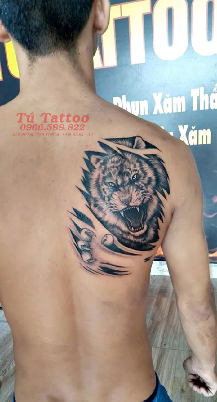 Hình xăm hổ 3d đẹp nhất , hình xăm hổ đẹp nhất