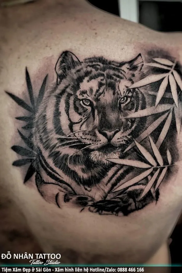 Hình xăm con Hổ, Cọp (0264) tại ĐỖ NHÂN TATTOO