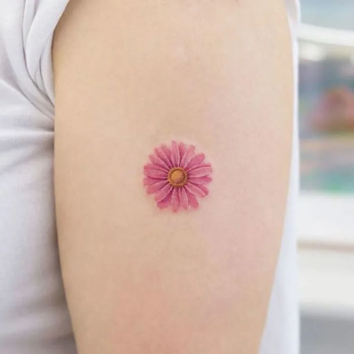 1001 Hình xăm hoa cúc mini ấn tượng và độc đáo