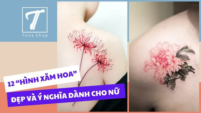 12 hình xăm hoa đẹp và ý nghĩa dành cho nữ
