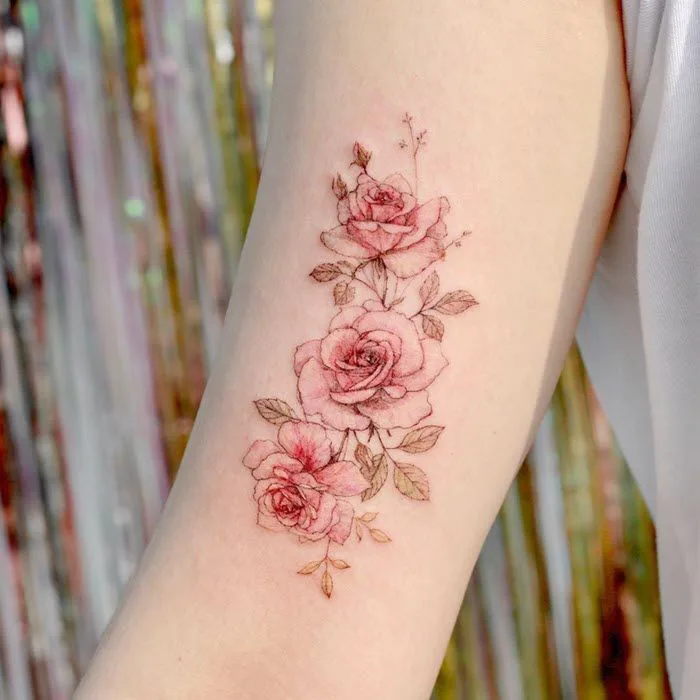 Những mẫu hình xăm tinh tế và quyến rũ dành cho phái nữ tại vị trí cánh tay