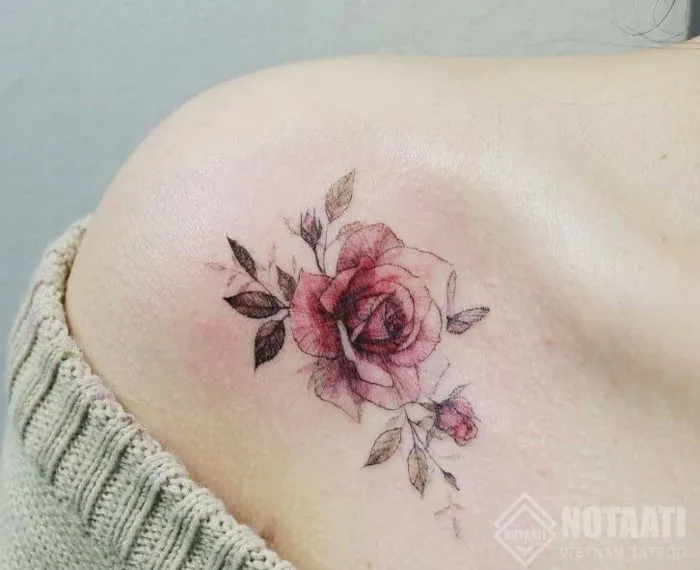3+ Ý Nghĩa Hình Xăm Hoa Hồng Vô Cùng Đặc Biệt