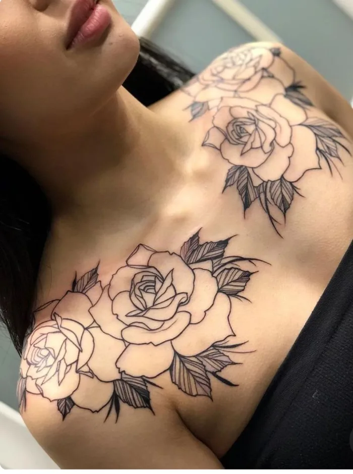 TOP 99+ hình xăm trước ngực nữ cực hot, quyến rũ và cá tính | Yody