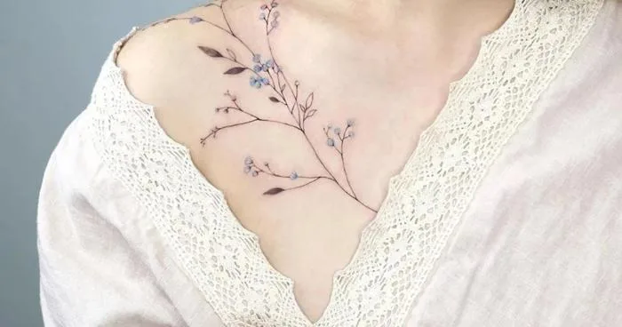 Tự tin khoe cá tính cùng 5 mẫu hình tattoo hoa đầy gợi cảm cho nàng