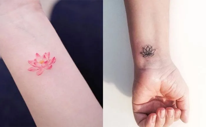 Hình xăm hoa sen và vị trí xăm đẹp cho cả nam và nữ