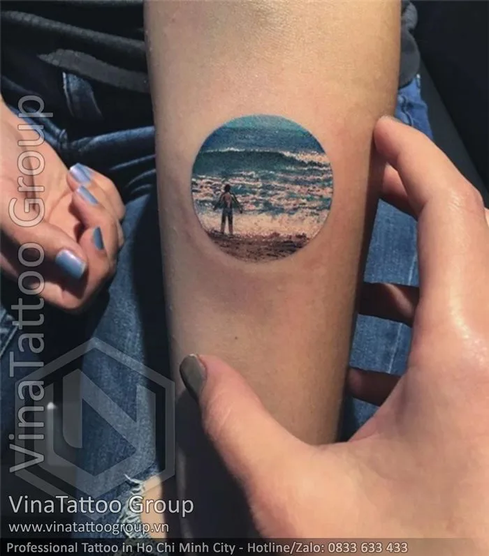 Hình xăm hợp mệnh Thủy - VinaTattoo Group