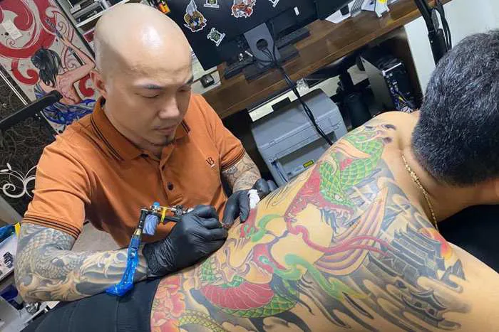 hình mặt quỷ HANYA – Quyền lực của May mắn - TooArt - Tattoo and Piercing  Salon