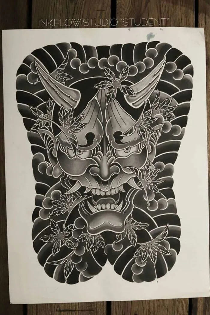 Khám phá 24 ý tưởng Mặt Quỷ và hình xăm mặt | đầu lâu, hình xăm irezumi, hình  xăm samurai và các ý tưởng khác