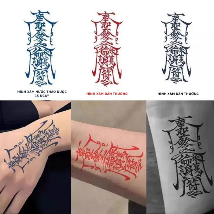 Hình xăm may mắn - Giá Tốt, Miễn Phí Vận Chuyển, Đủ Loại | Shopee Việt Nam