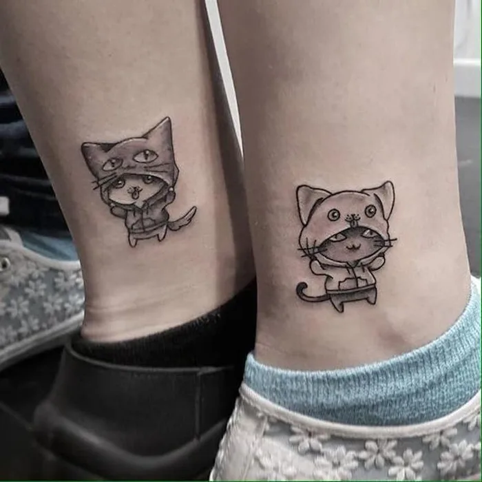 100+ Mẫu hình xăm mèo mini đẹp, cute cho nam, nữ và cặp đôi