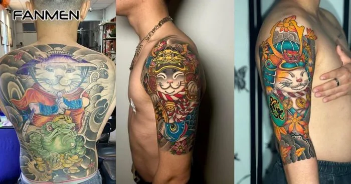 80 Hình Xăm Mèo Thần Tài Đẹp Cho Nam Thu Hút May Mắn Tài Lộc