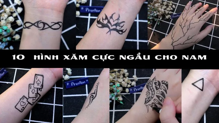 10 mẫu hình xăm nhỏ siêu ngầu cho nam - Small tattoo designs for men