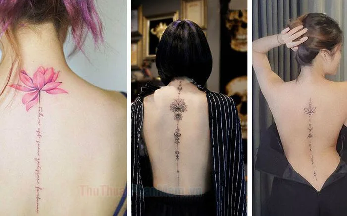 Tuyệt phẩm hình xăm sau lưng cho phụ nữ