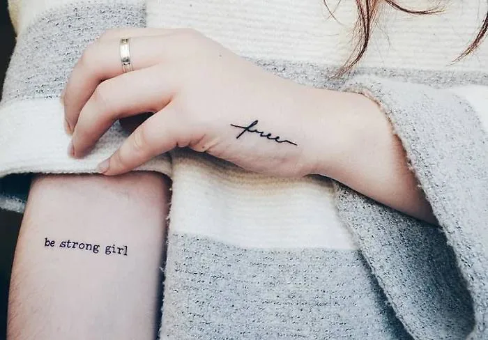 Mê mẩn trước những ý tưởng hình xăm chữ ý nghĩa dành riêng cho phái đẹp |  ELLE Việt Nam