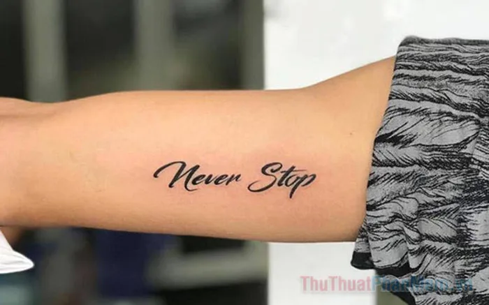 Những mẫu hình xăm chữ tiếng Anh ý nghĩa