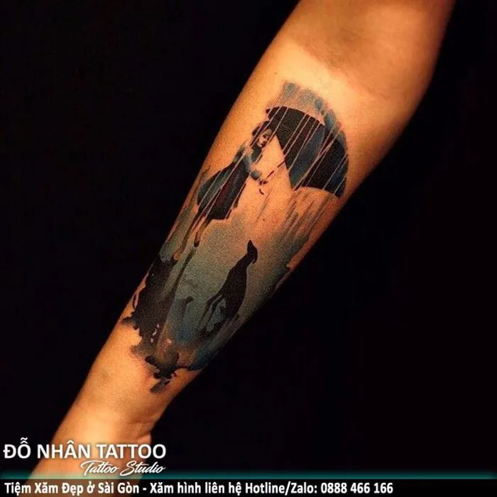 Hình xăm hợp mệnh Thủy (0170) tại ĐỖ NHÂN TATTOO