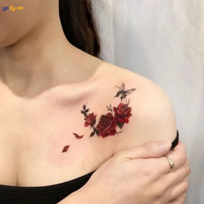 TOP 50+ hình xăm ở ngực cho nữ mini tinh tế, đẹp phát ngất | Yody