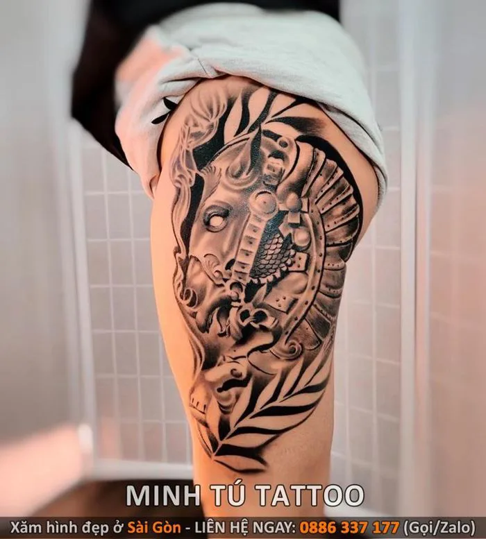 hinh-xam-ngau-o-dui-1