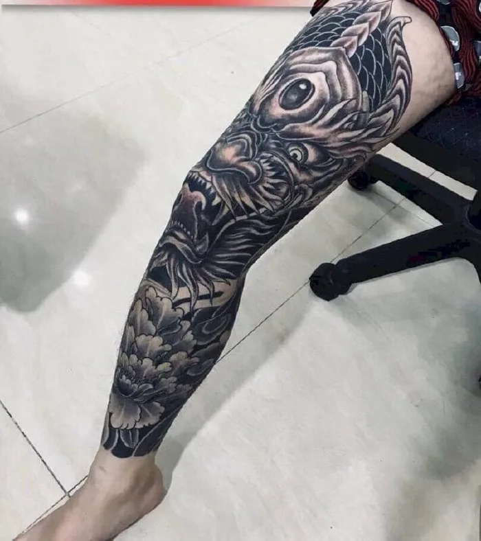 101 hình xăm Nhật cổ đen trắng đẹp, ấn tượng, độc lạ cho nam và nữ