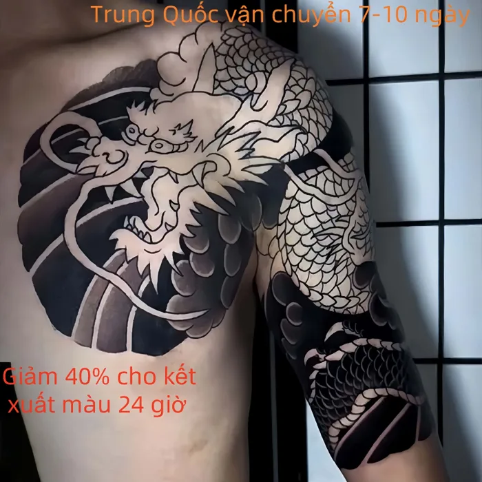 Hình xăm nửa ngực - Giá Tốt, Miễn Phí Vận Chuyển, Đủ Loại | Shopee Việt Nam