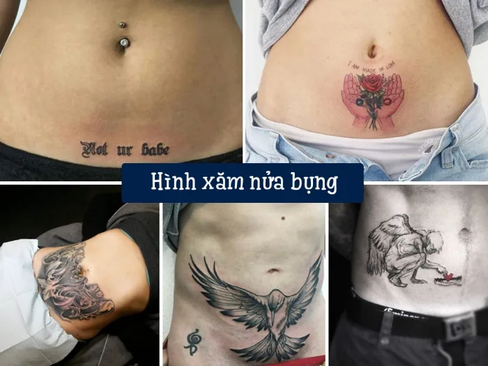 TOP 50 hình xăm nửa bụng đẹp, độc đáo và cá tính cho nam, nữ | Yody