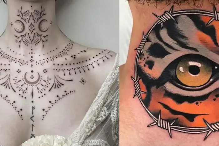 Hình xăm ở cổ đẹp nhất cho năm 2024 - Tattoo Shop - Lâm Việt