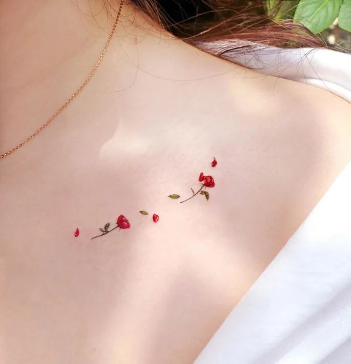 TOP 99+ hình xăm trước ngực nữ cực hot, quyến rũ và cá tính | Yody