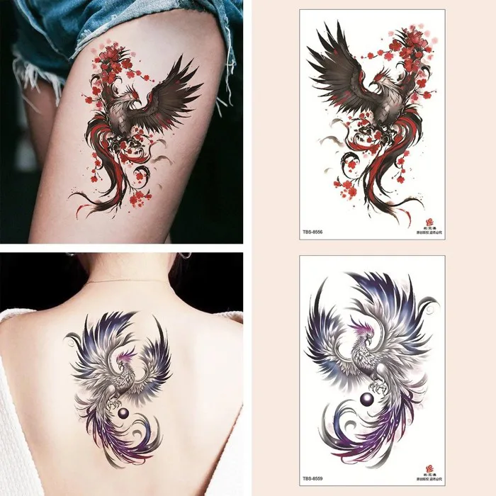 Hình xăm phượng hoàng - Giá Tốt, Miễn Phí Vận Chuyển, Đủ Loại | Shopee Việt  Nam